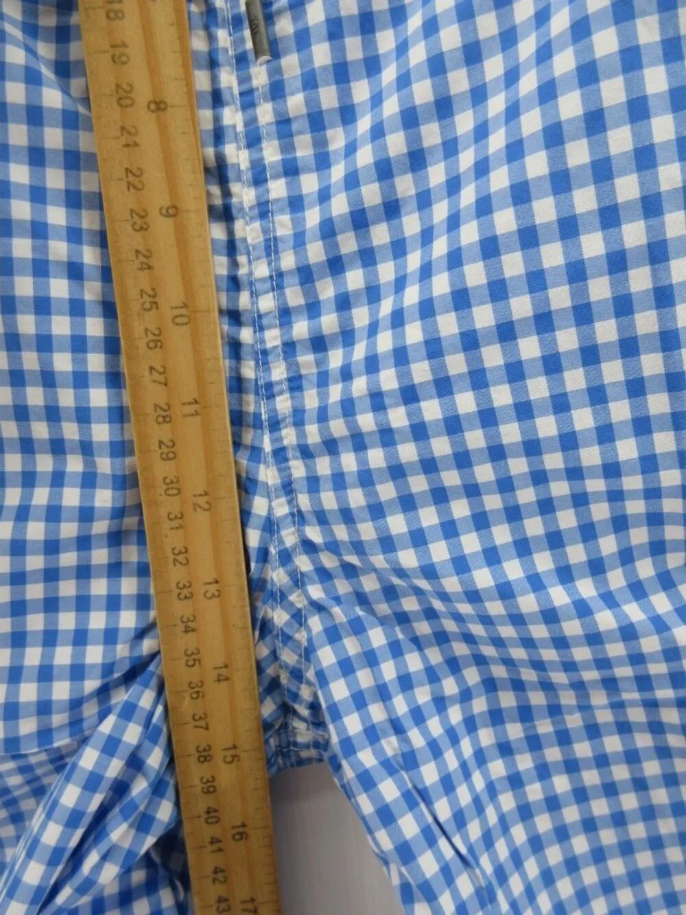 Polo Ralph Lauren Swim Shorts XXL Tall Bathing Suit Gingham Plaid Pony
